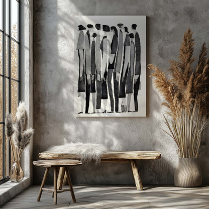 Silent Crowd - Canvas