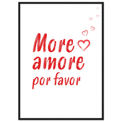 More Amore Por Favor - Poster - Arthena