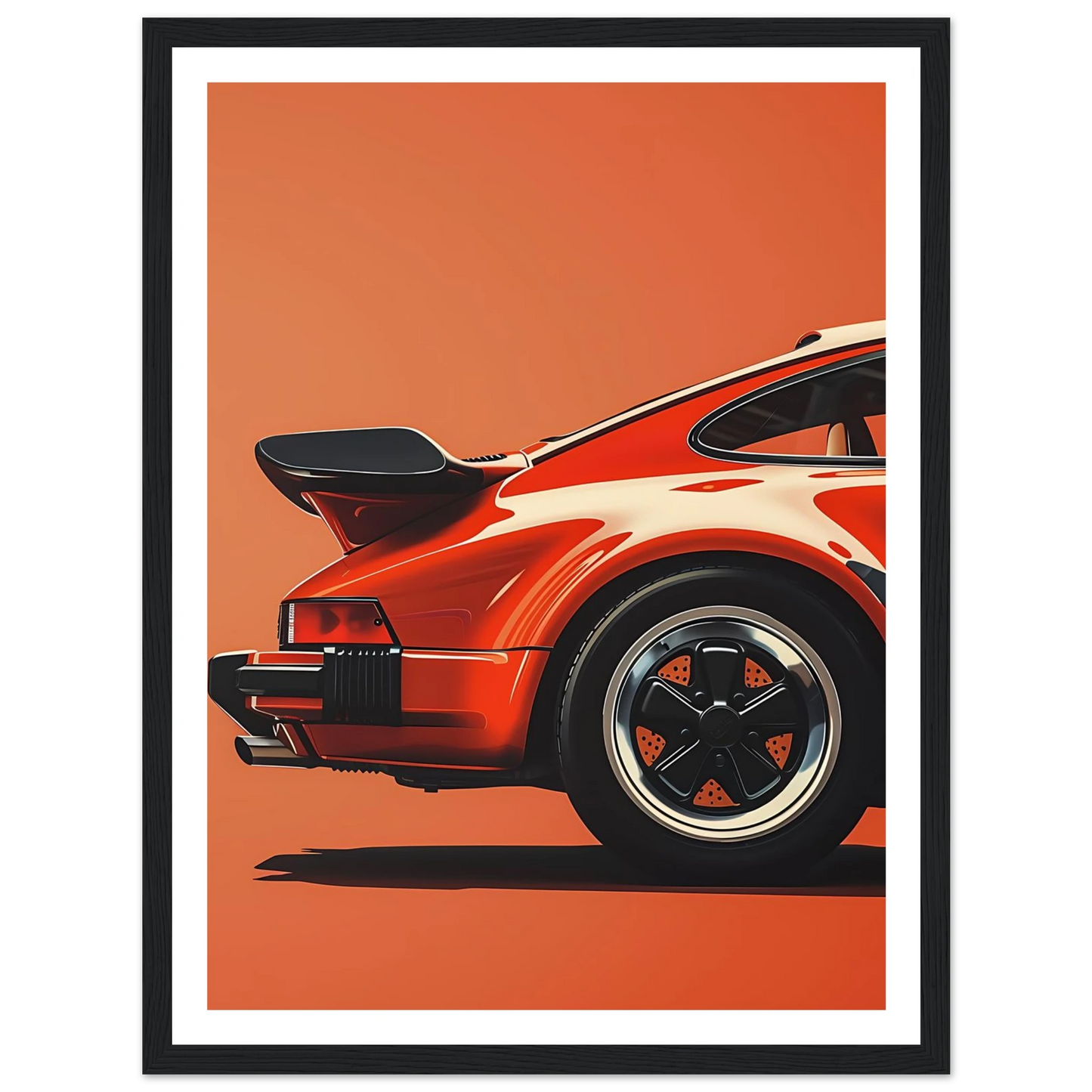 Retro Car - Poster - Arthena