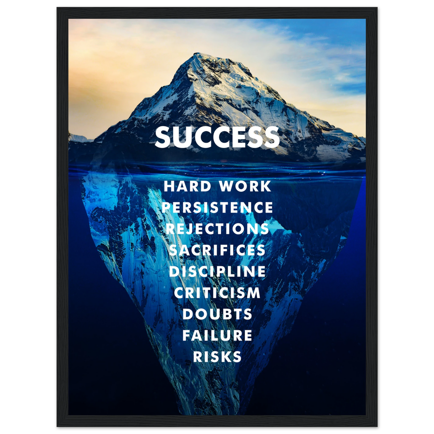 The Iceberg of Success - Poster - Arthena