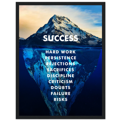 The Iceberg of Success - Poster - Arthena