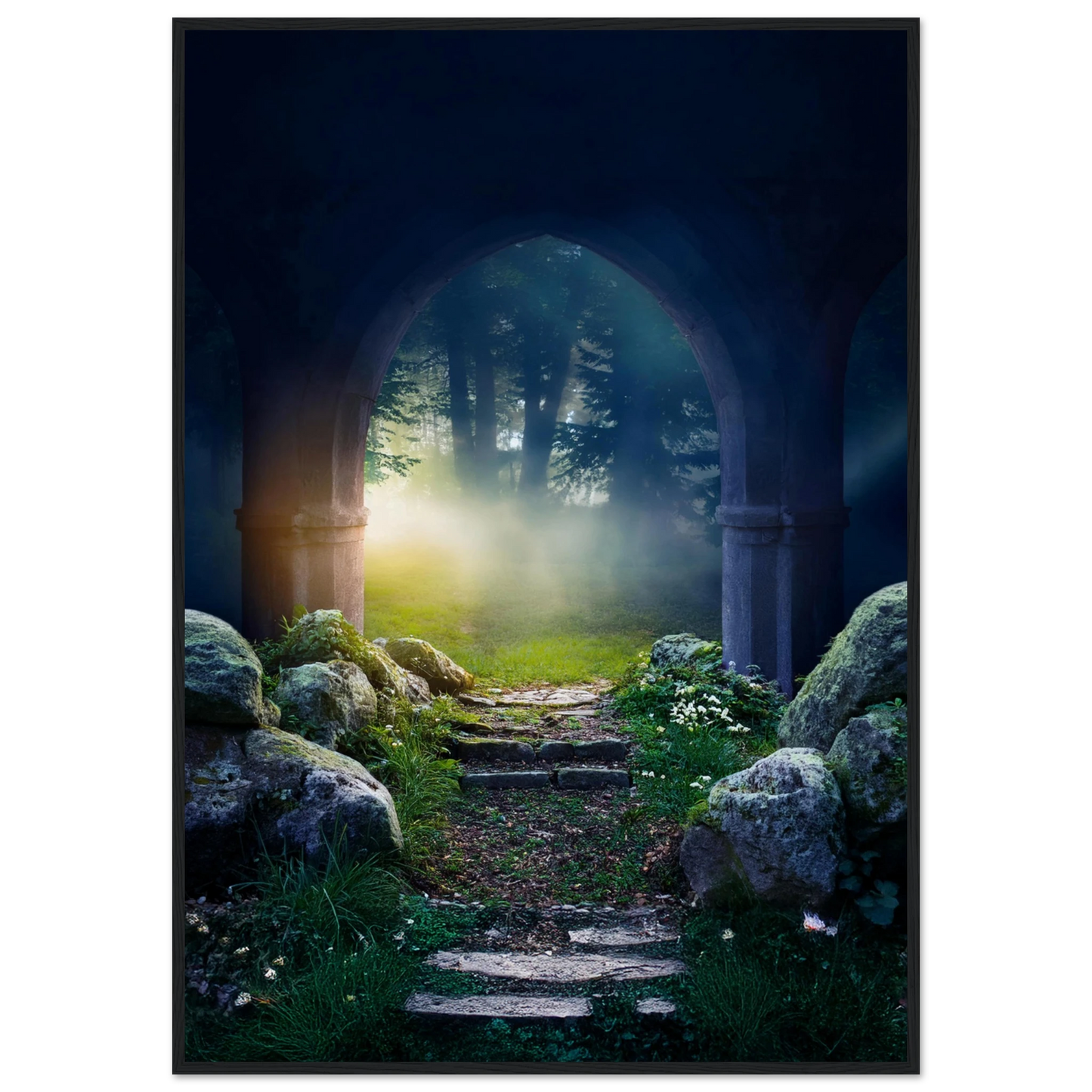 Portal to Tranquility - Poster - Arthena
