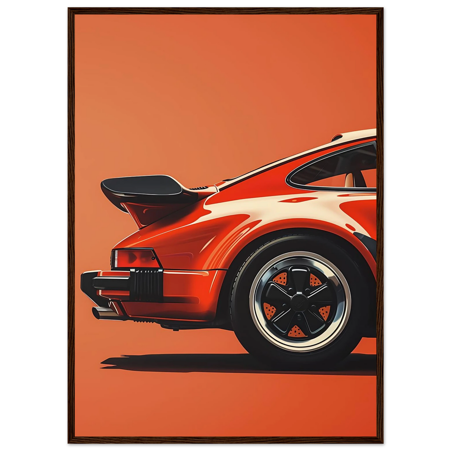 Retro Car - Poster - Arthena