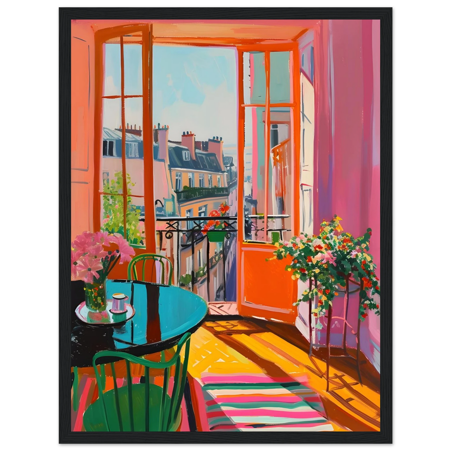Parisian Morning View - Poster - Arthena