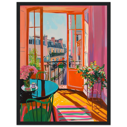 Parisian Morning View - Poster - Arthena