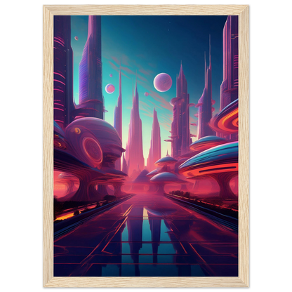 Neon Horizons - Poster - Arthena