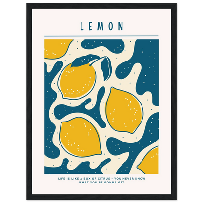 Life is like a box of citrus - Poster - Arthena