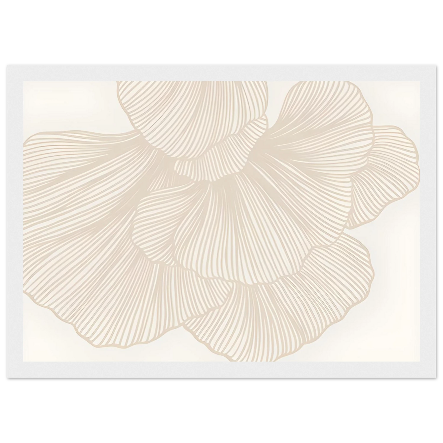 Flower Lines - Poster - Arthena