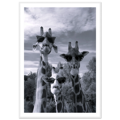 A Sunny Day to be a Giraffe - Poster - Arthena