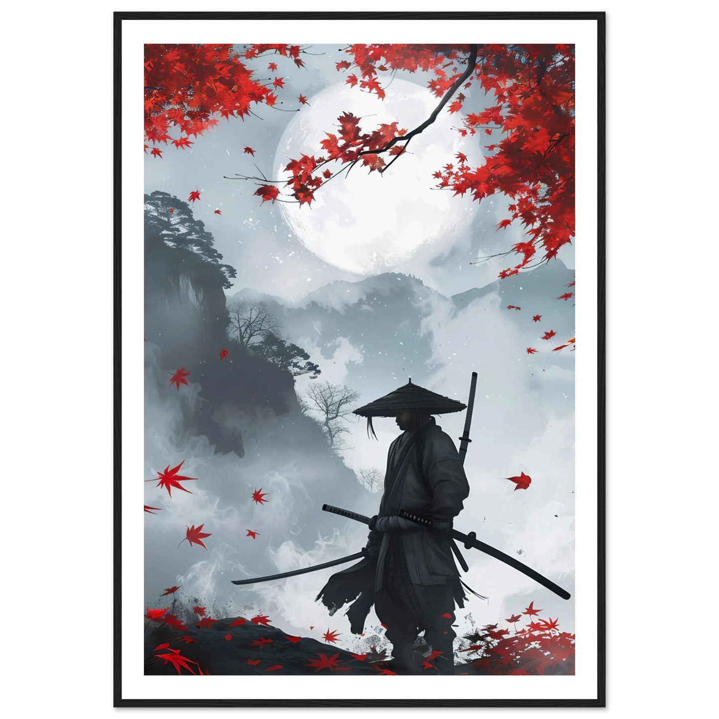 Crimson Leaves - Poster - Arthena