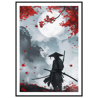 Crimson Leaves - Poster - Arthena