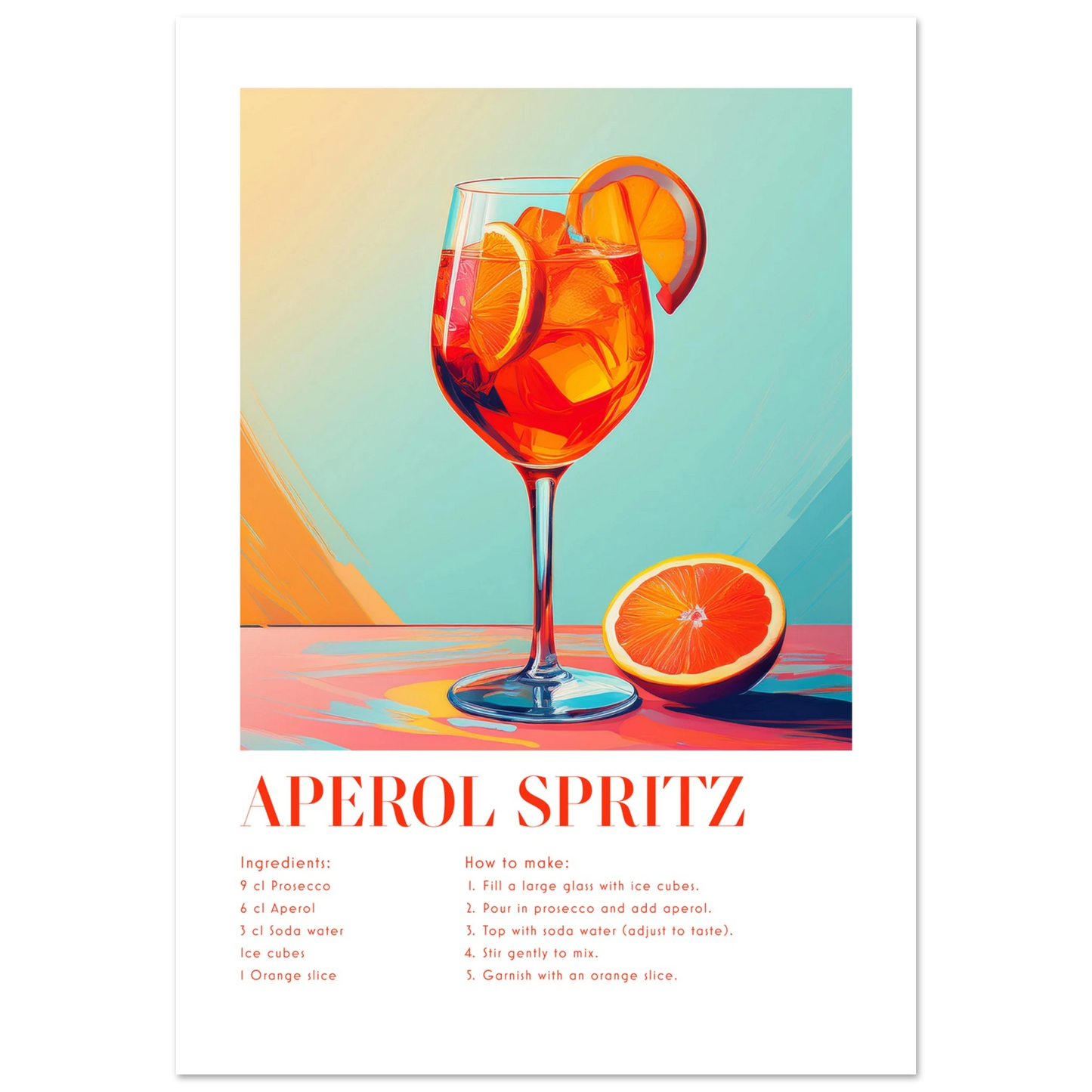Aperol Spritz - Poster - Arthena