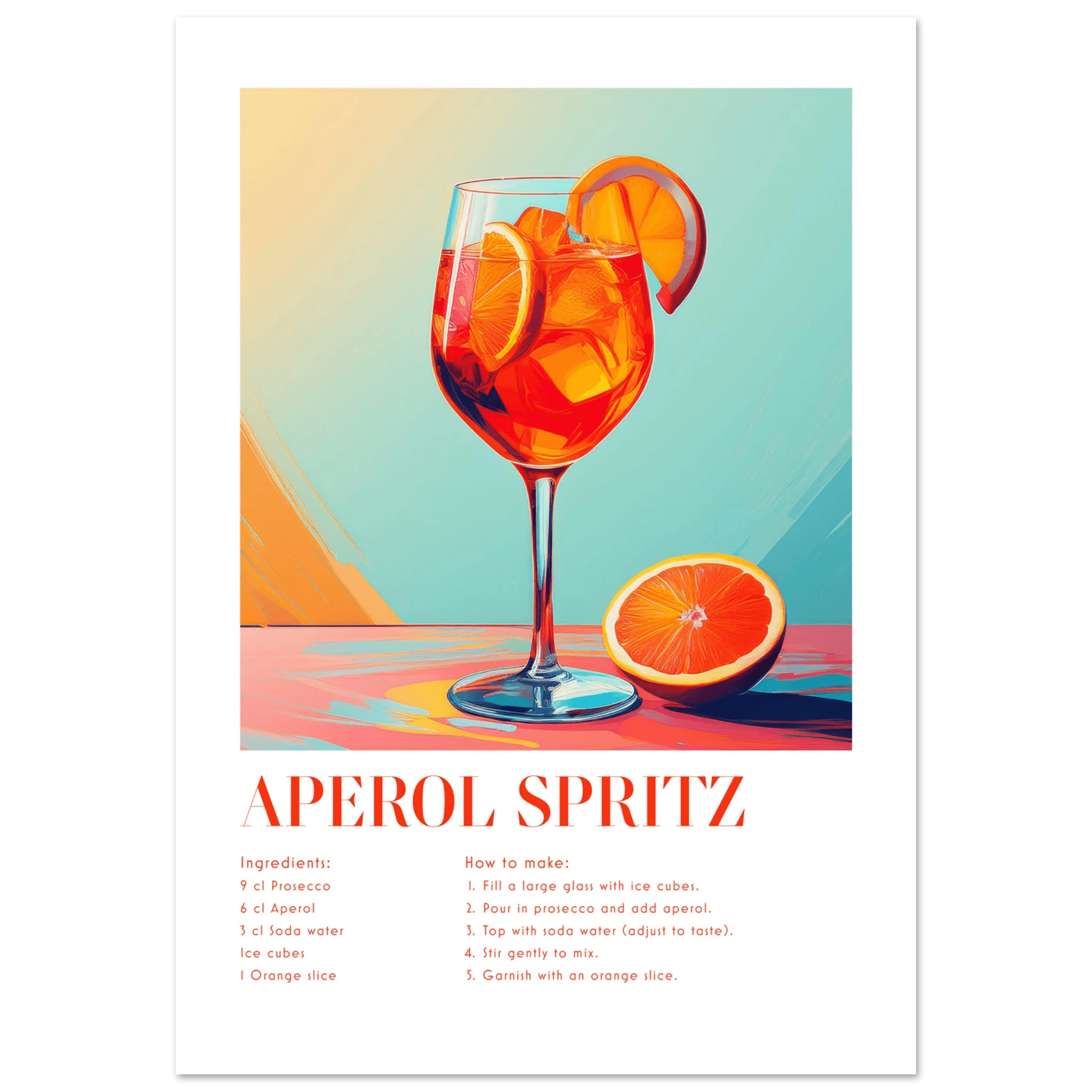 Aperol Spritz - Poster - Arthena