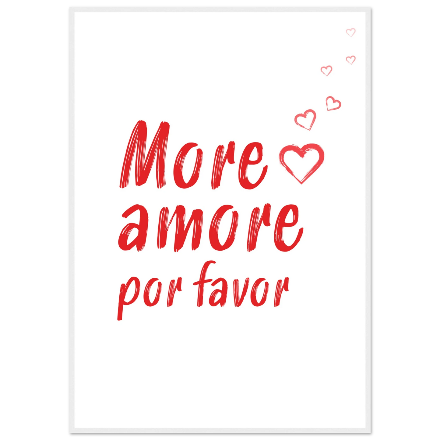 More Amore Por Favor - Poster - Arthena