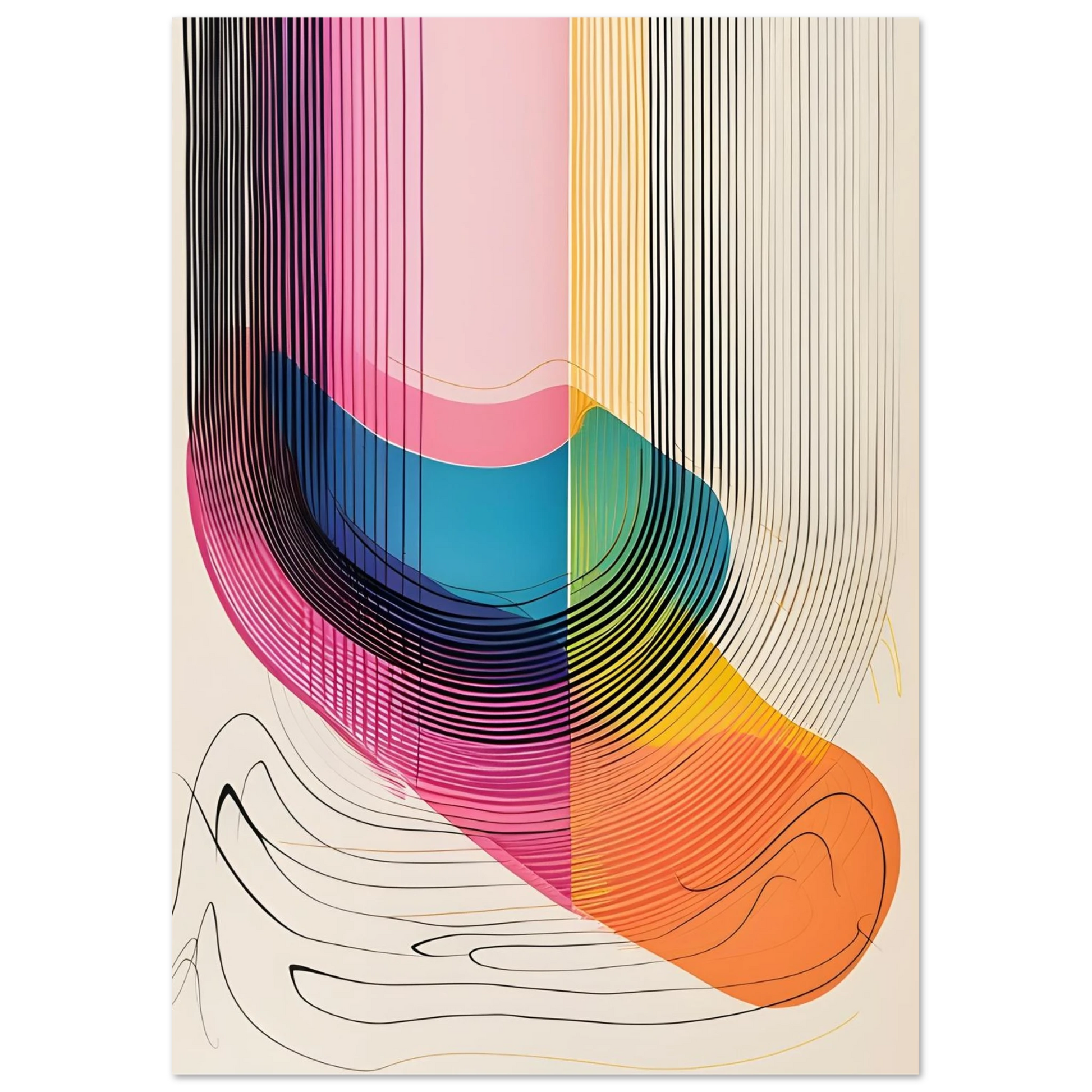 Vibrations of Color - Poster - Arthena