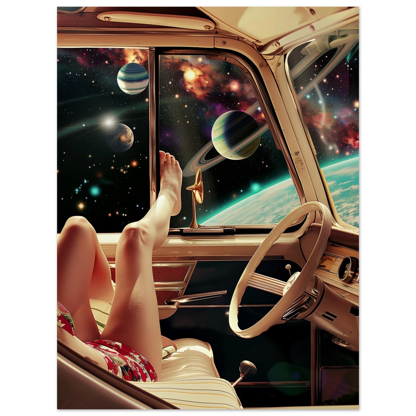 Galactic Getaway - Poster - Arthena