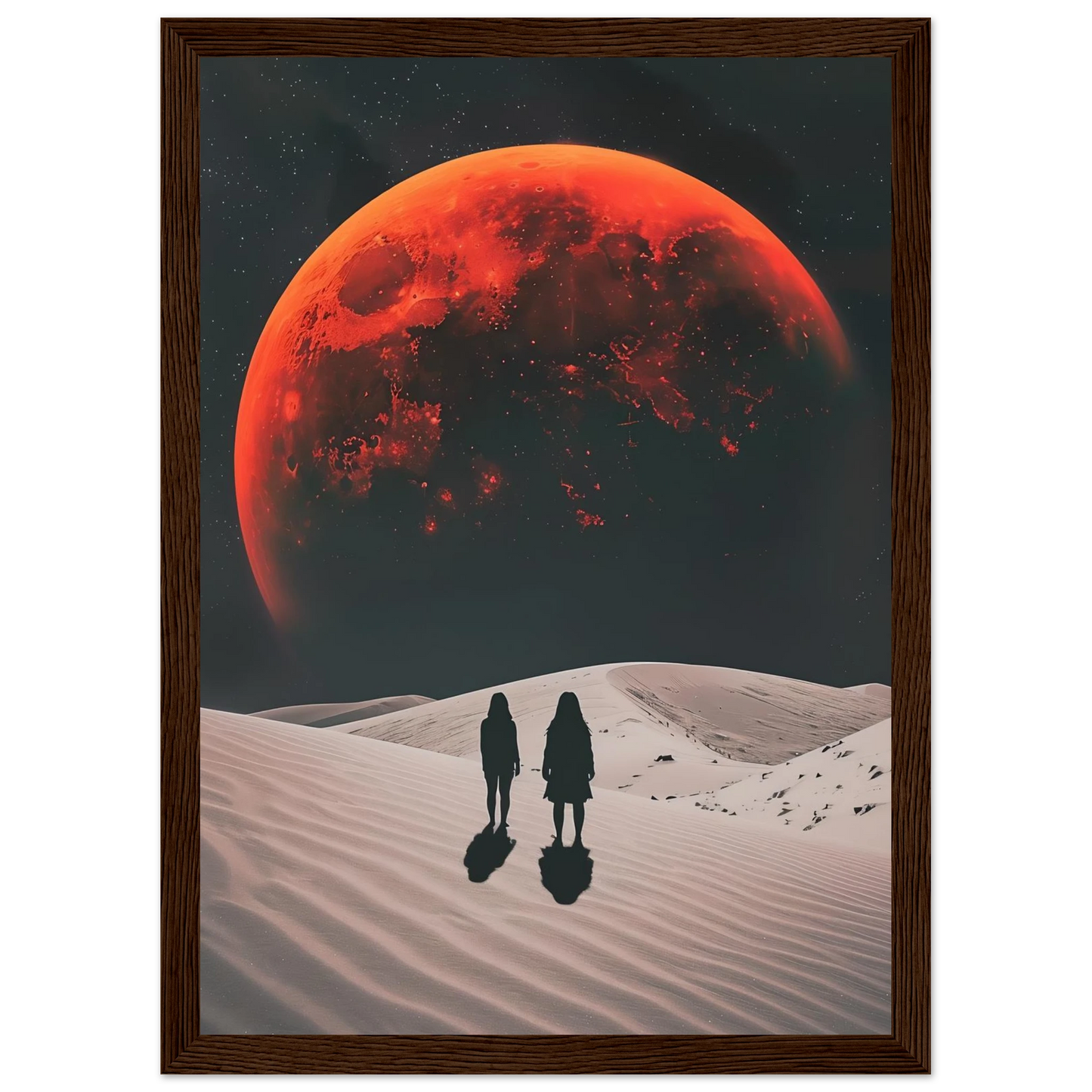 Two Gazes Towards the Unknown - Poster - Arthena