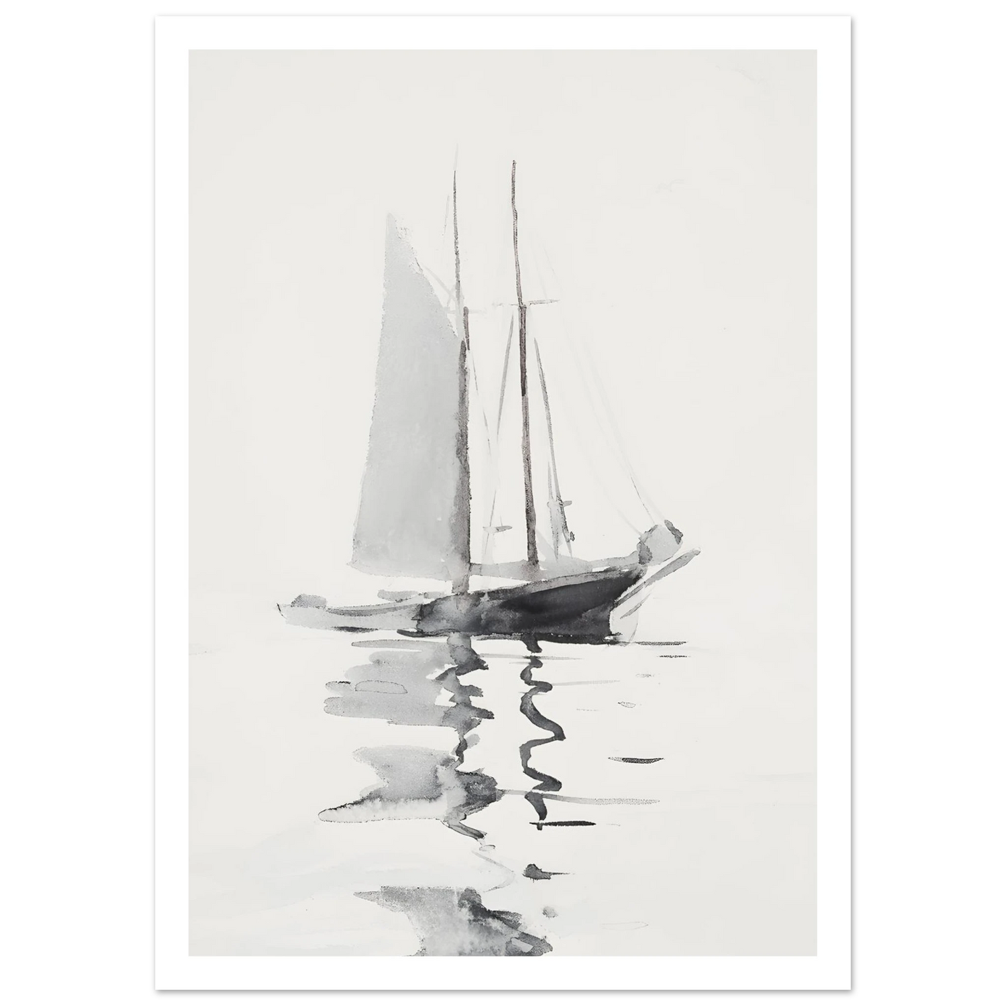 Abstract boat - Poster - Arthena