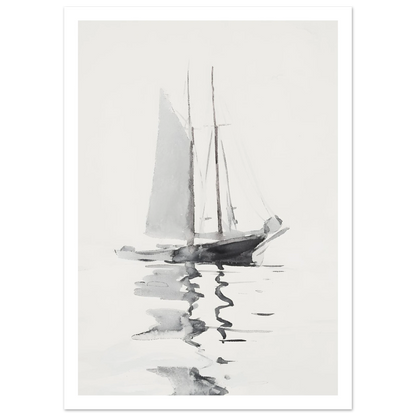 Abstract boat - Poster - Arthena