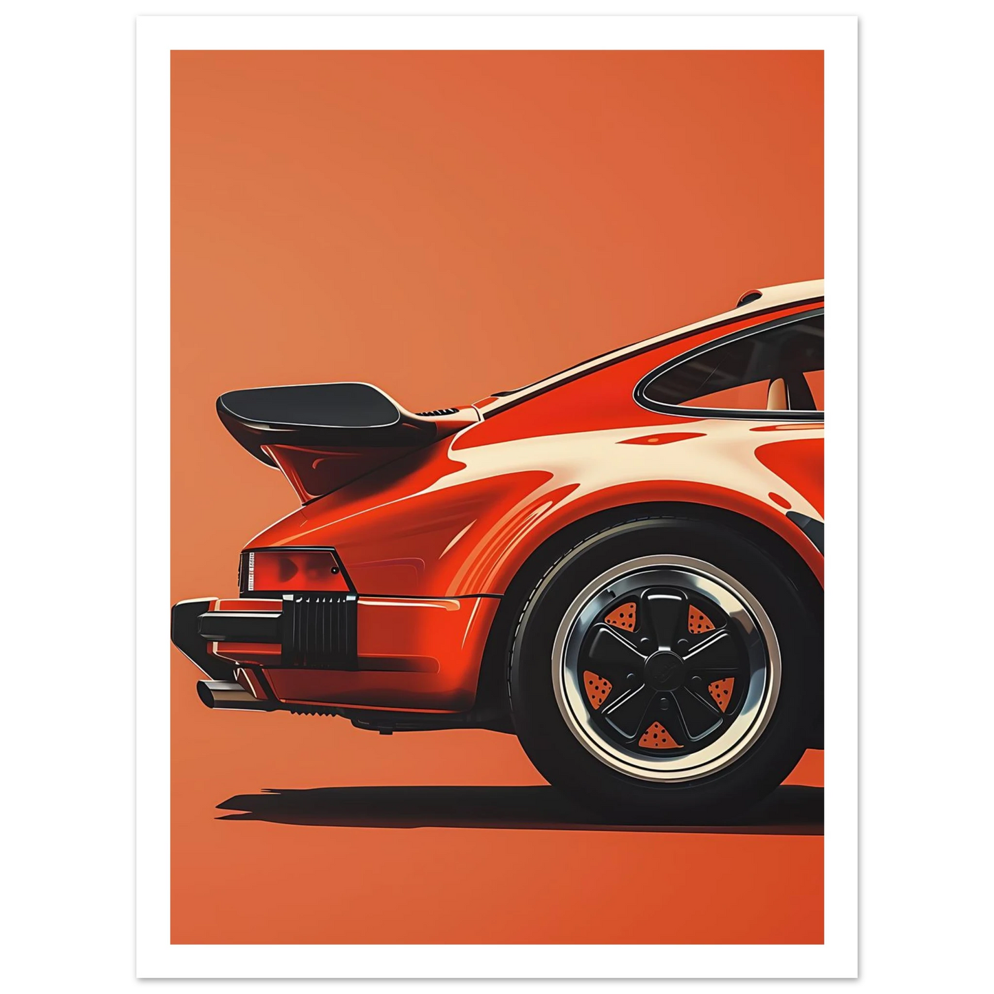 Retro Car - Poster - Arthena