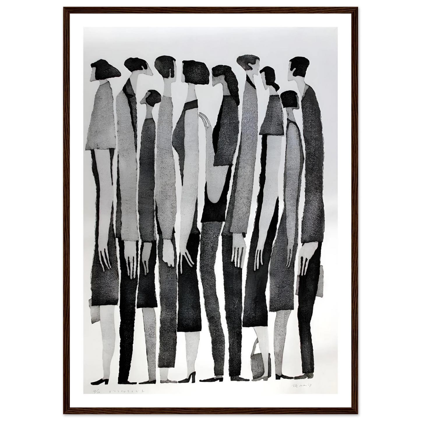 Silent Crowd - Poster - Arthena