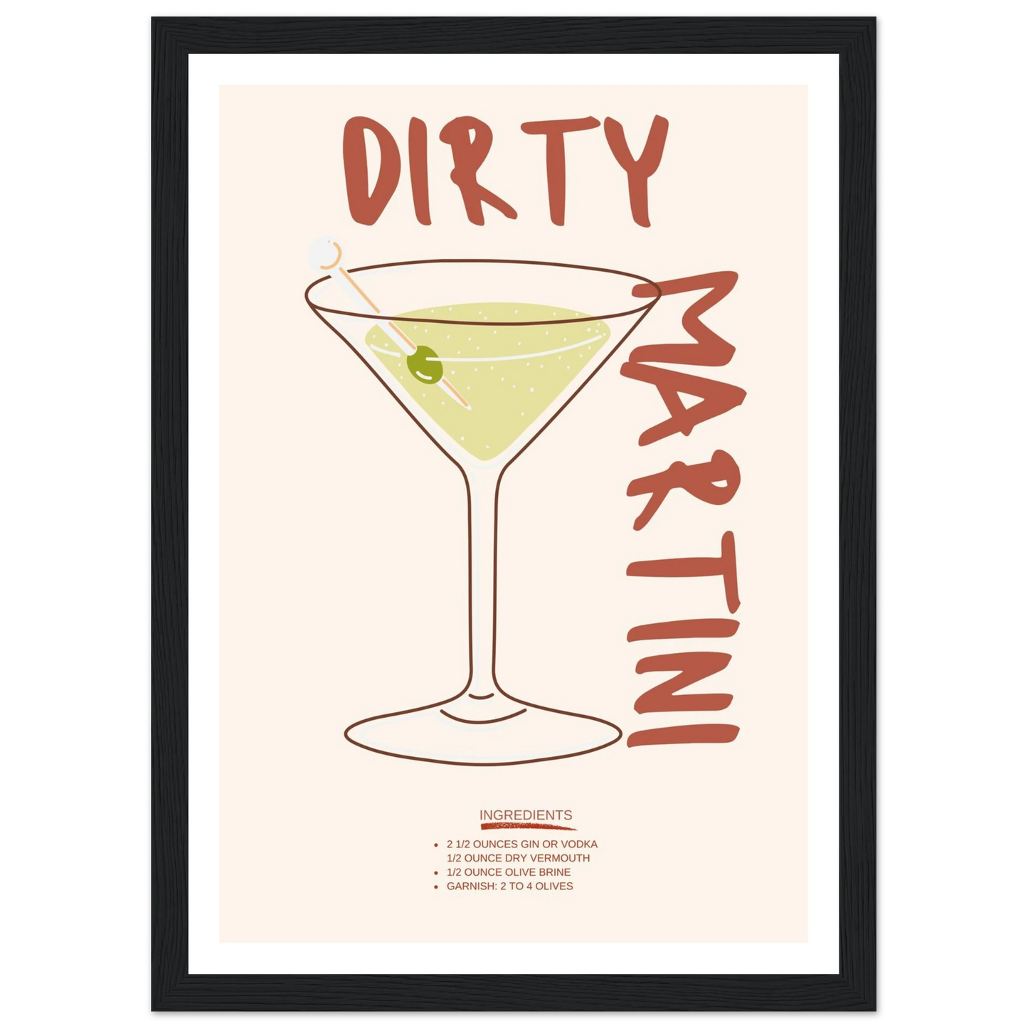 Dirty Martini - Poster - Arthena