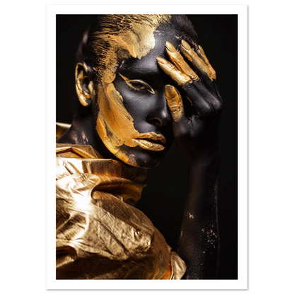 Eclipsed in gold - Poster - Arthena