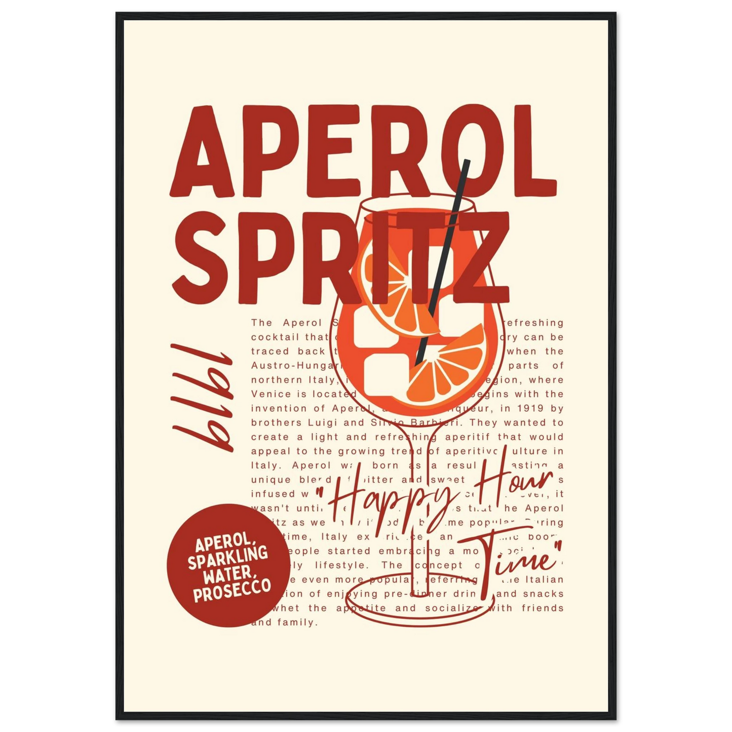 Aperol Spritz 1919 - Poster - Arthena