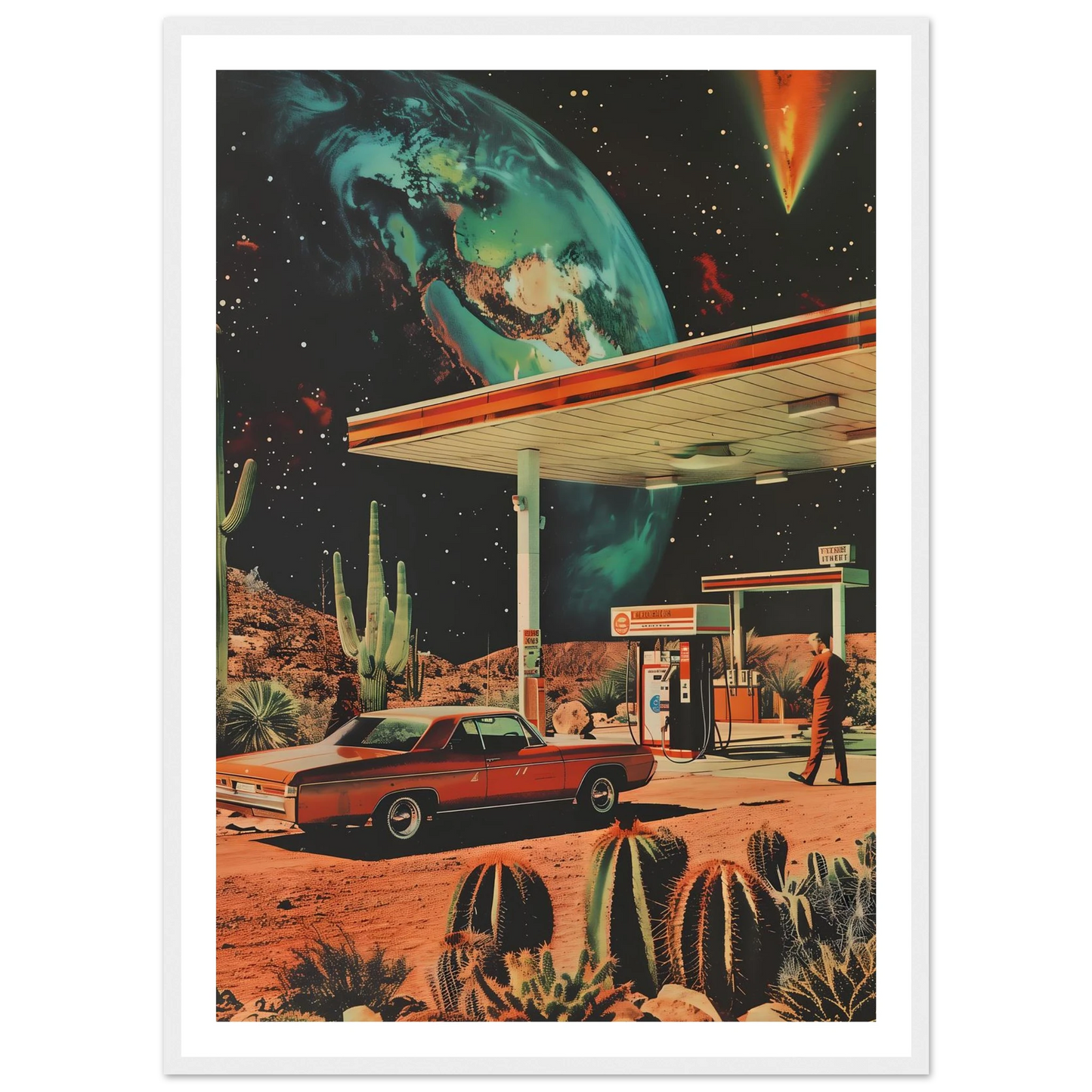 Interstellar Pit Stop - Poster - Arthena