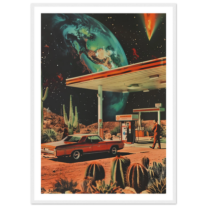 Interstellar Pit Stop - Poster - Arthena