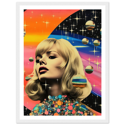 Retro Galaxy Queen - Poster - Arthena