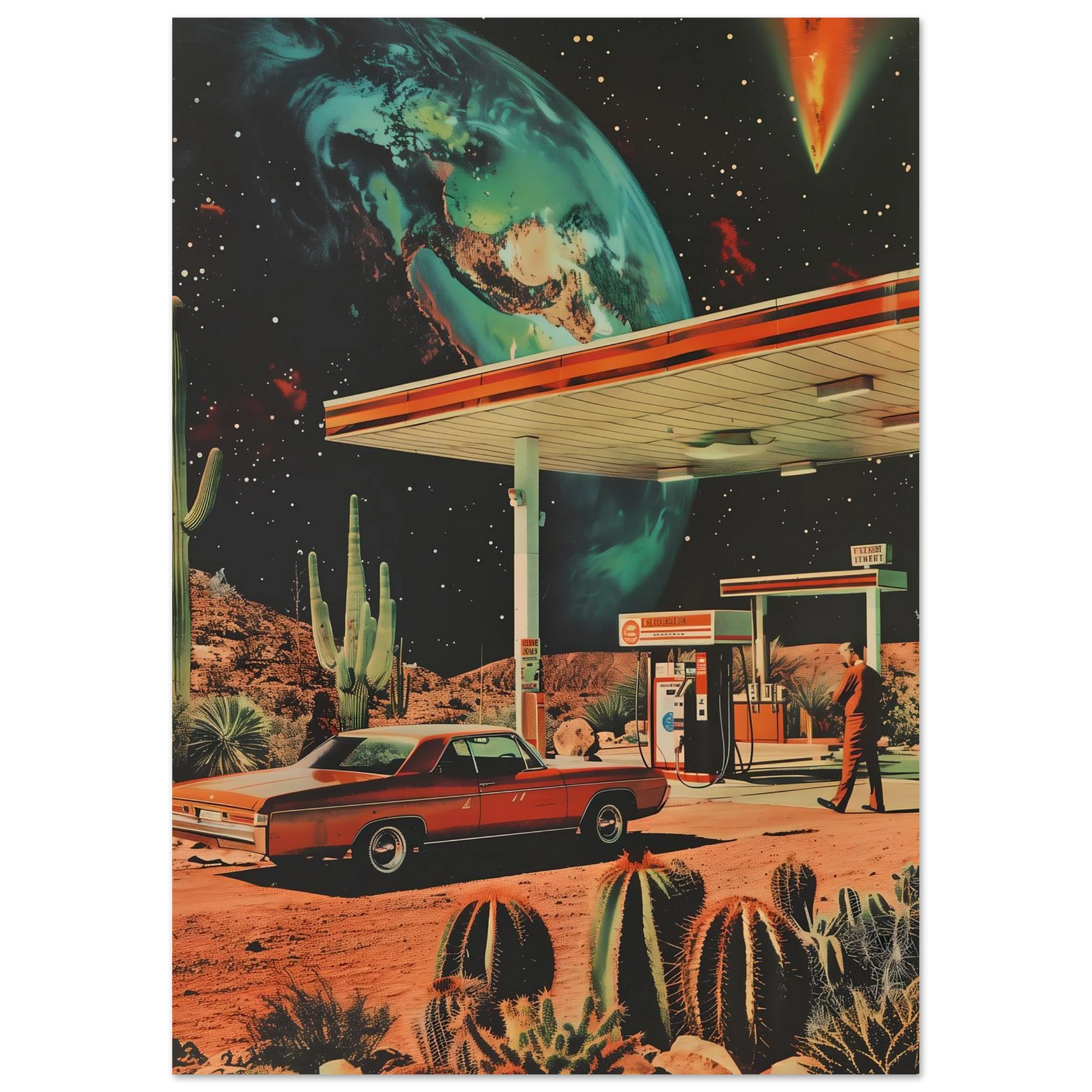 Interstellar Pit Stop - Poster - Arthena