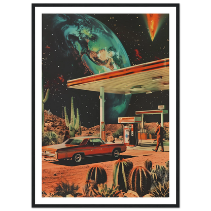 Interstellar Pit Stop - Poster - Arthena