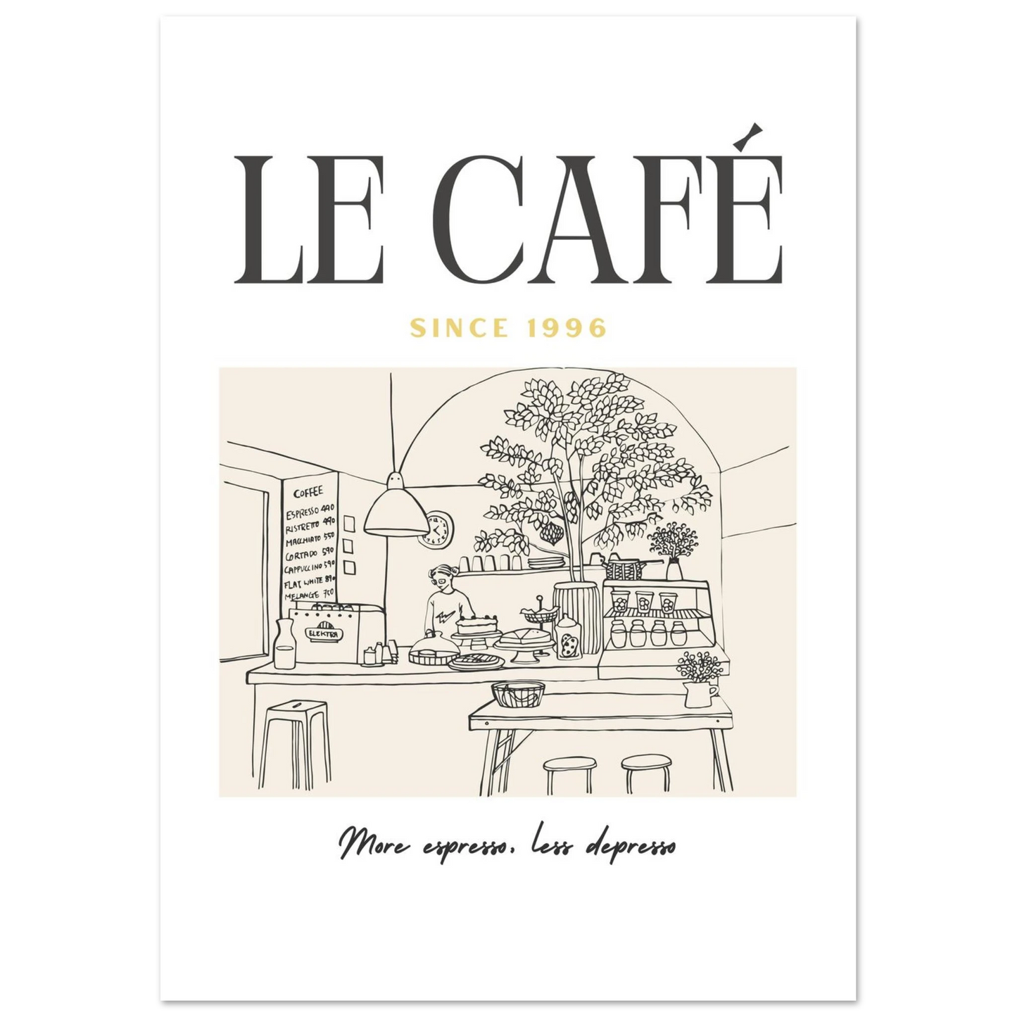Le Café - Poster - Arthena