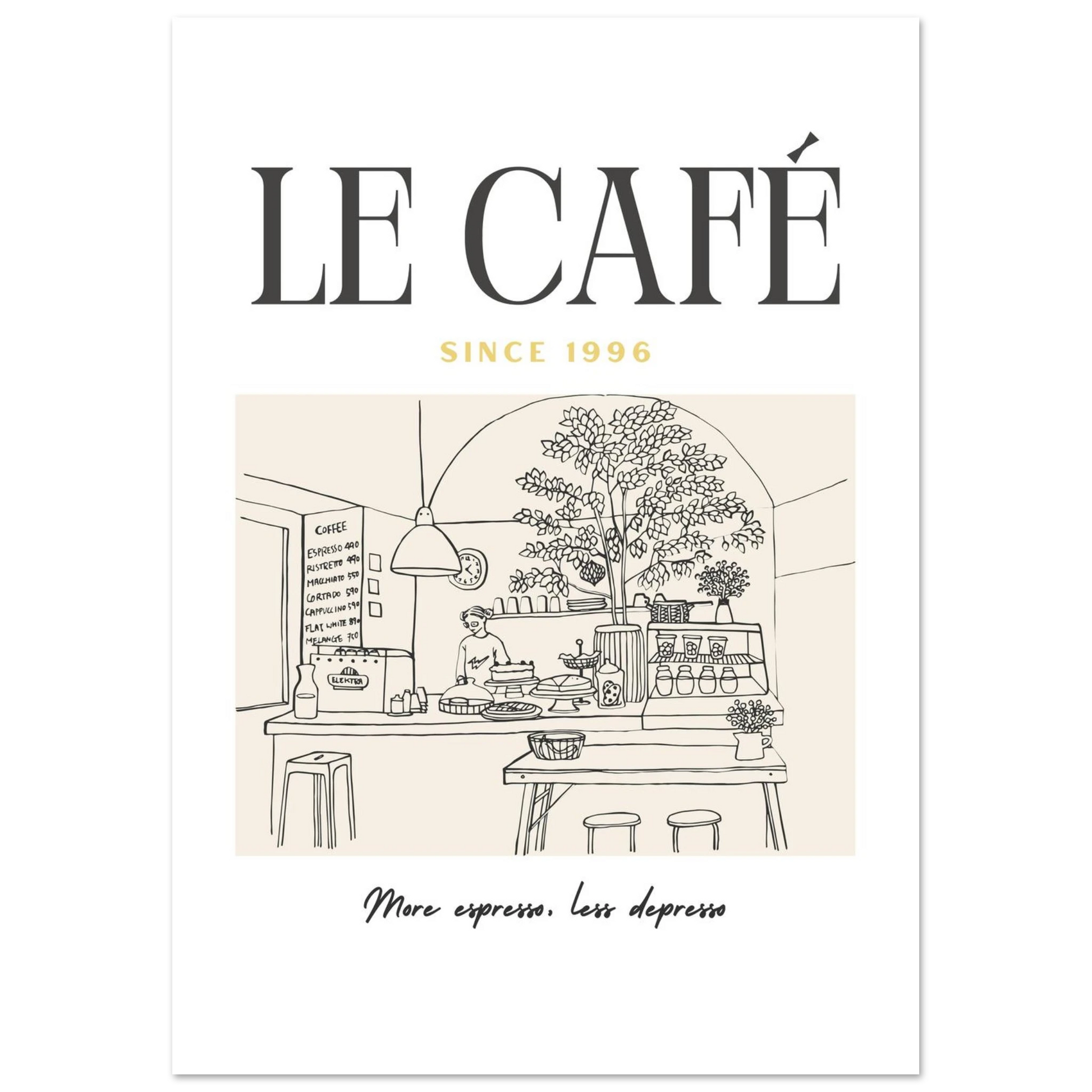 Le Café - Poster - Arthena