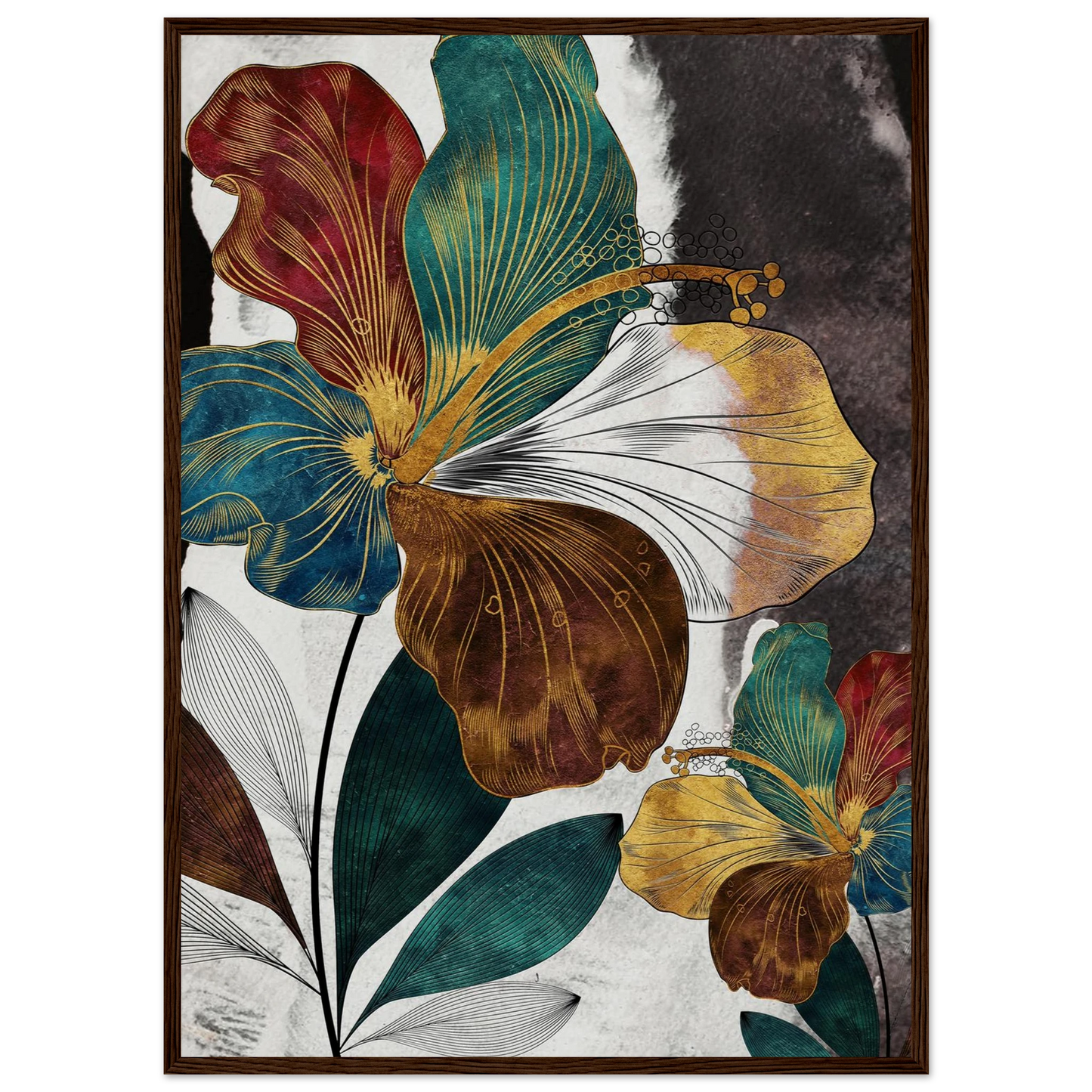 Golden Bloom Symphony - Poster - Arthena