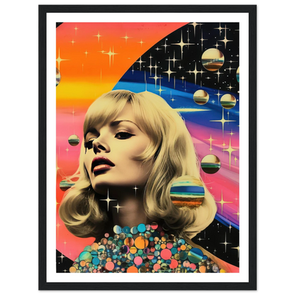Retro Galaxy Queen - Poster - Arthena