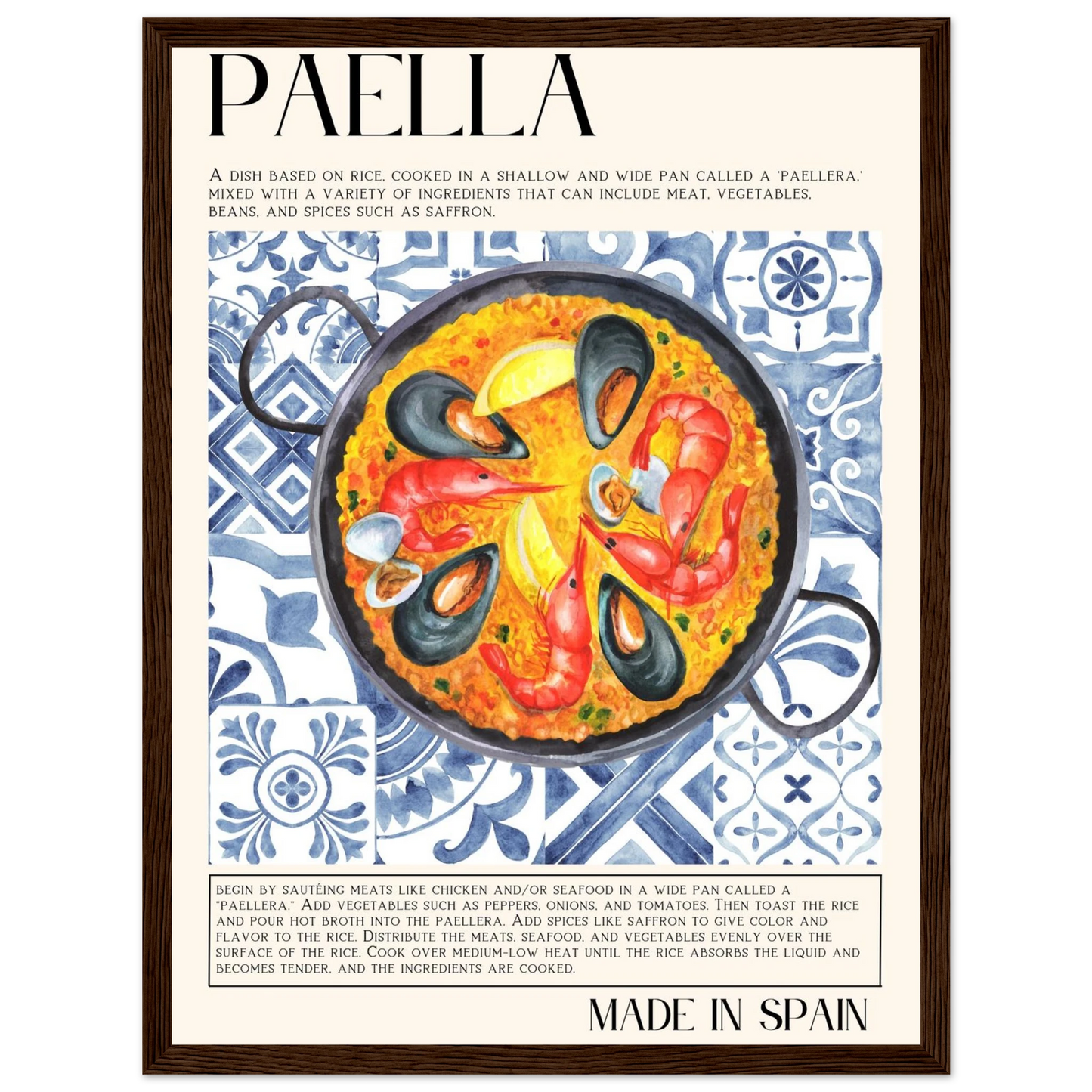 Paella - Poster - Arthena