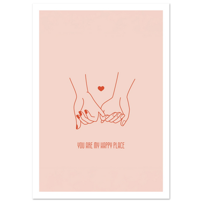 You are my happy place - Poster - Arthena