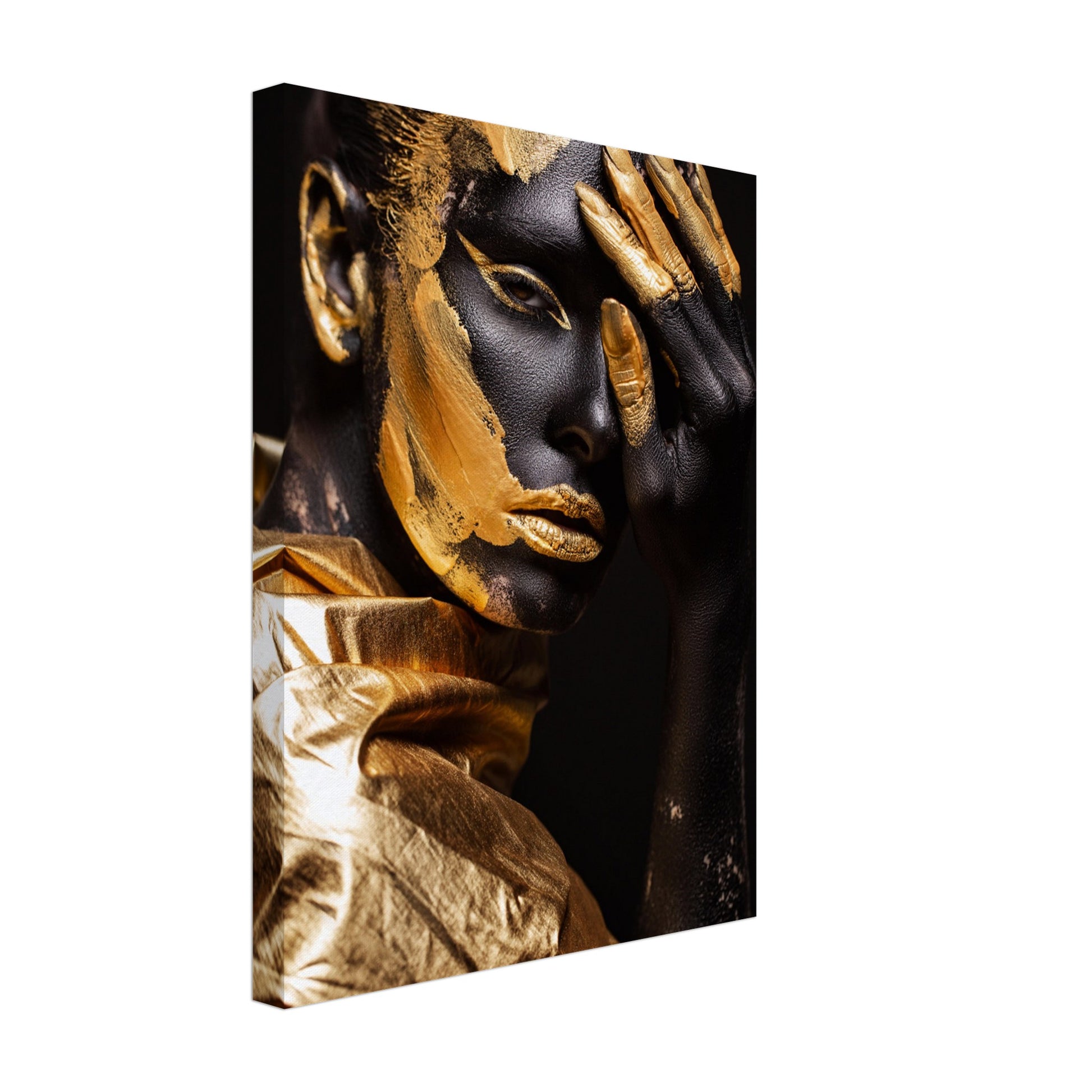 Eclipsed in gold - Canvas - Arthena