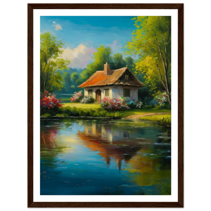 Serenity by the Lake - Poster - Arthena