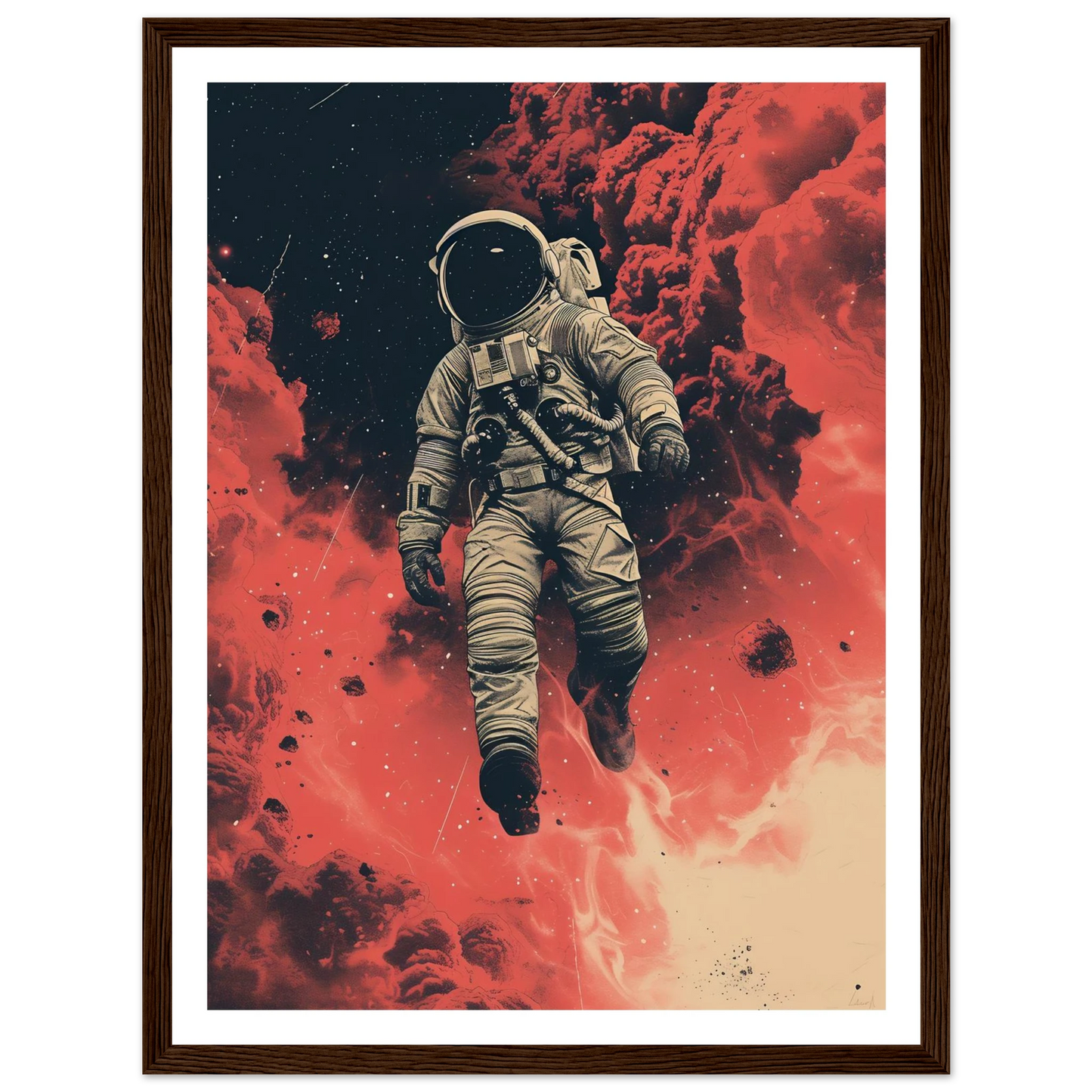Scarlet Skies The Astronaut - Poster - Arthena