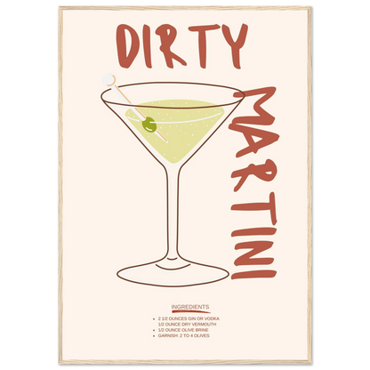 Dirty Martini - Poster - Arthena