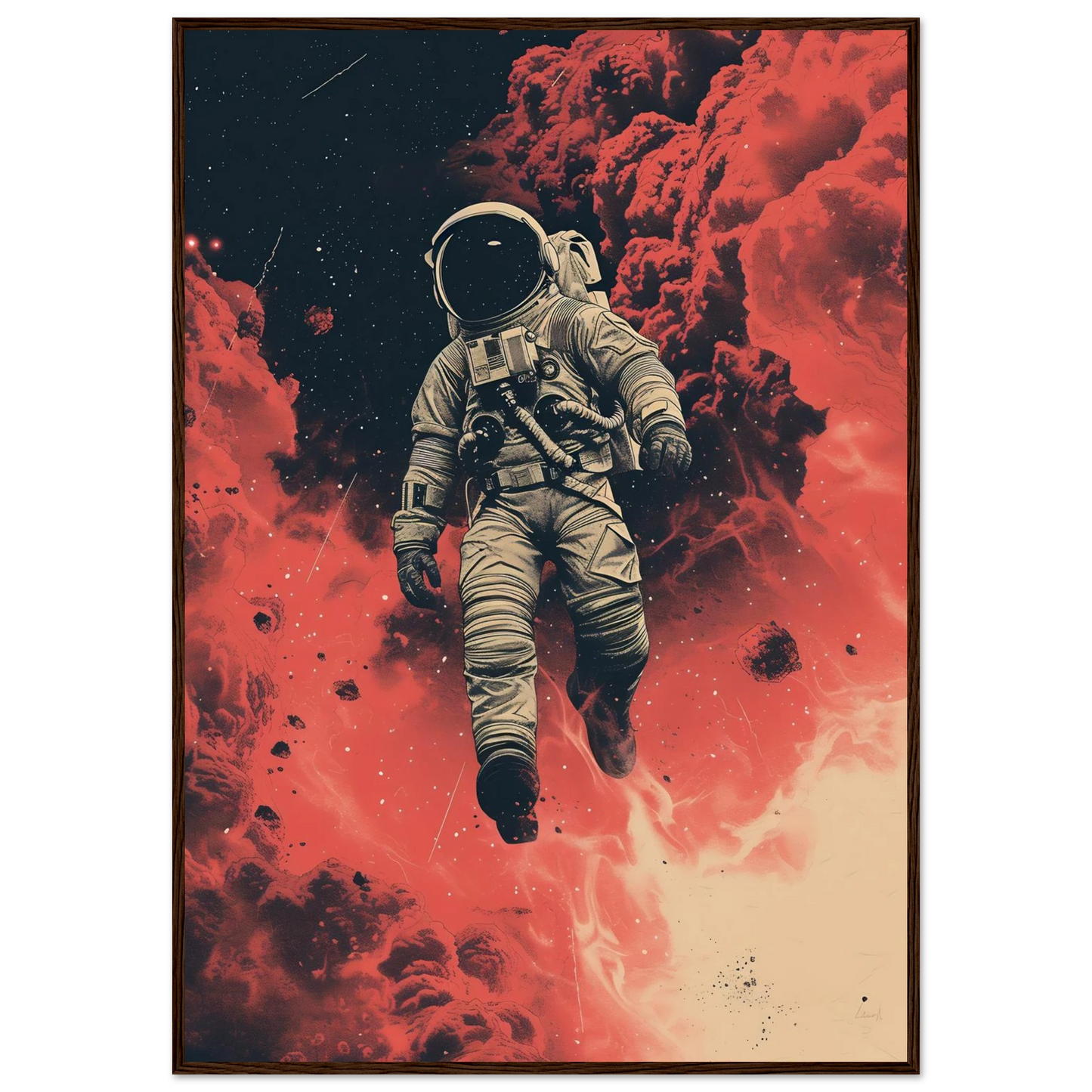 Scarlet Skies The Astronaut - Poster - Arthena