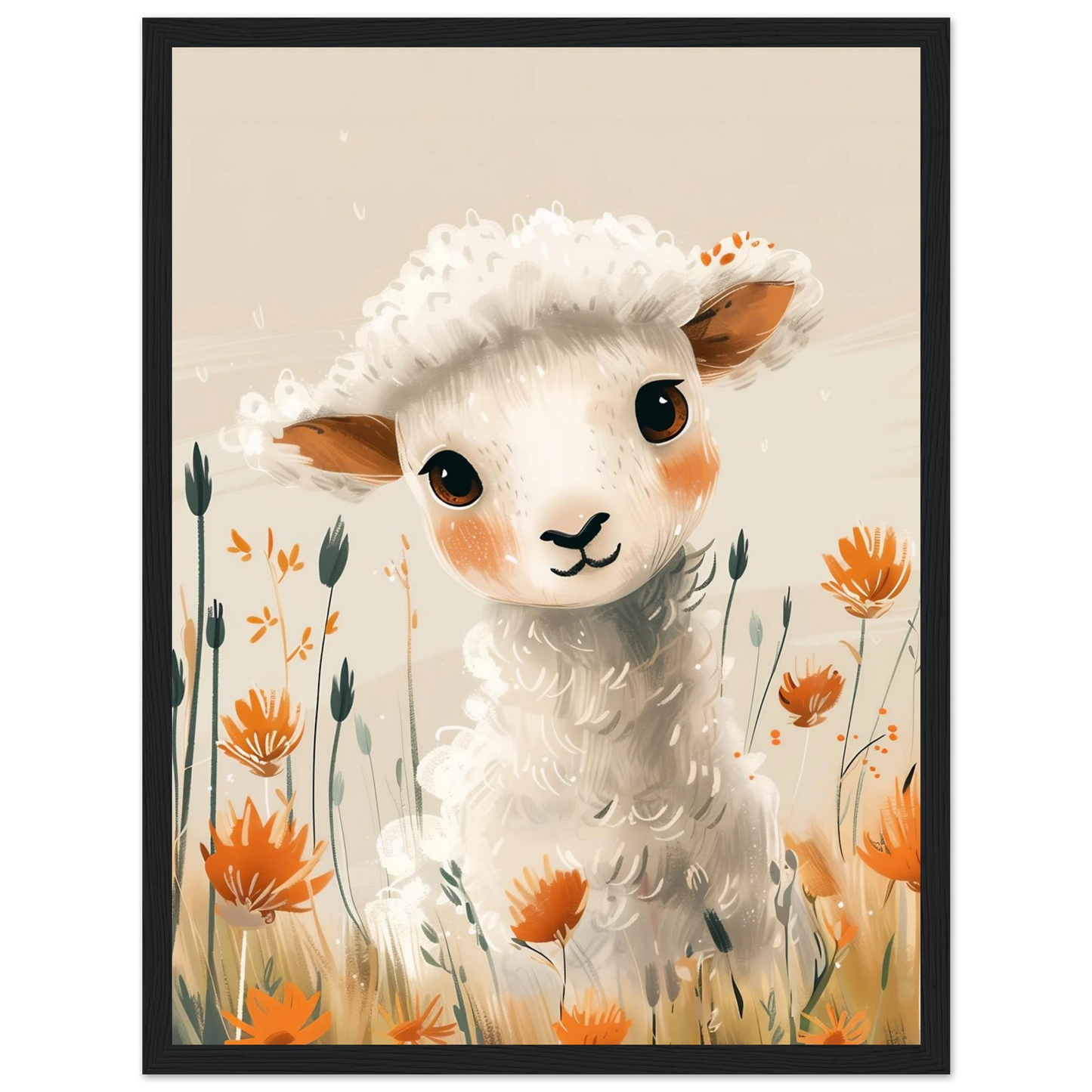 Baby Lamb - Poster - Arthena