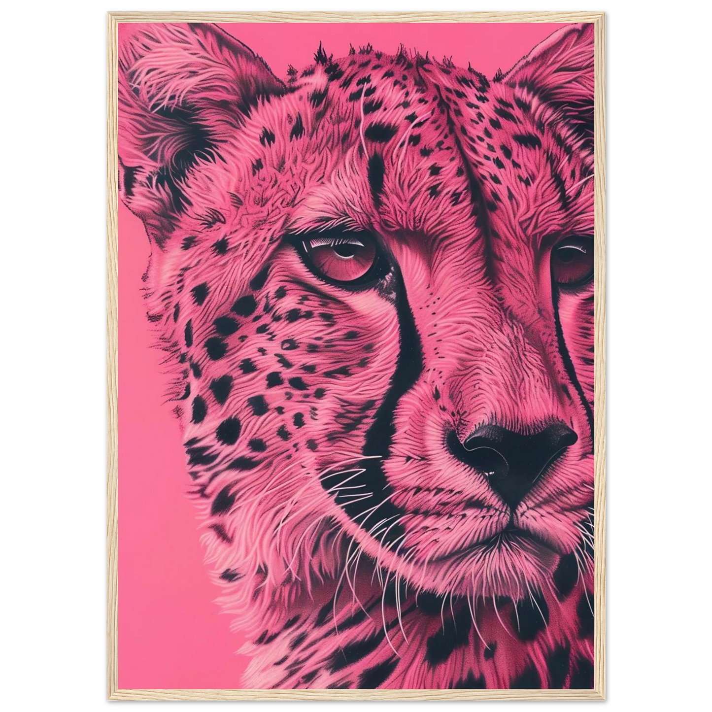 A Pink Cheetah - Poster - Arthena