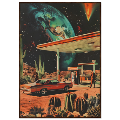 Interstellar Pit Stop - Poster - Arthena