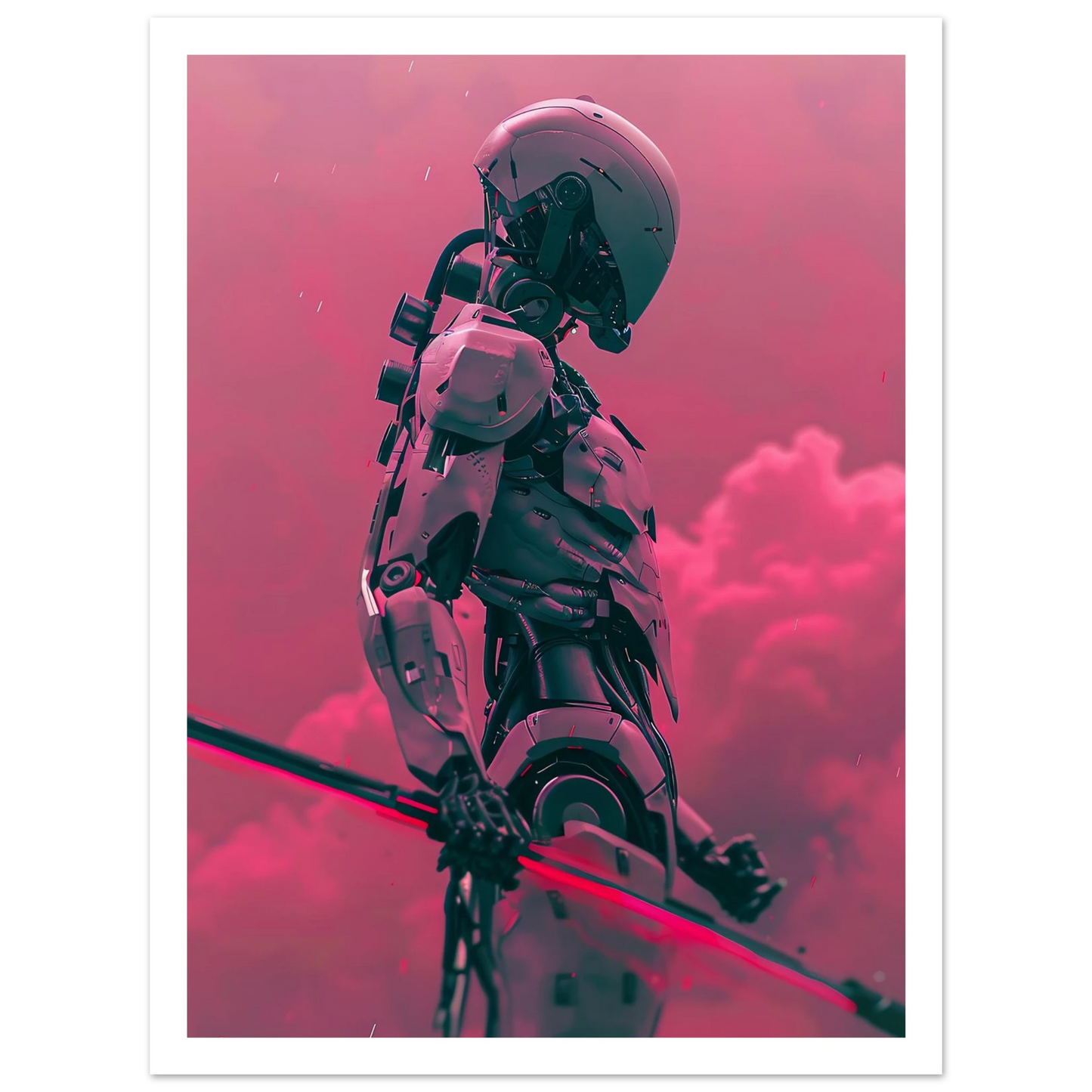 Battle Droid in the Rosy Mist - Poster - Arthena