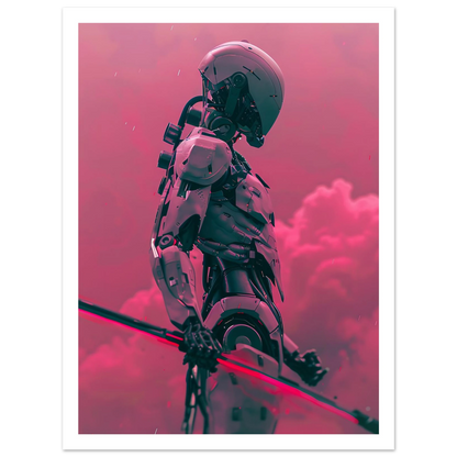 Battle Droid in the Rosy Mist - Poster - Arthena