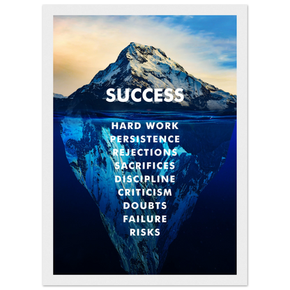 The Iceberg of Success - Poster - Arthena